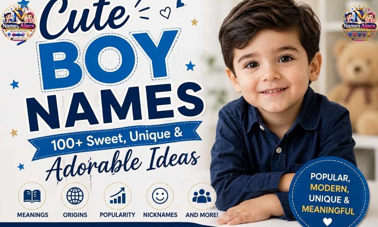 Cute boy names 100+ sweet unique and adorable baby boy name ideas
