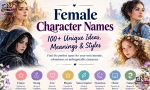 Female character names 100+ unique ideas, meanings, and styles