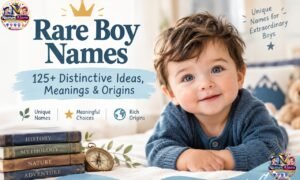Rare boy names with 125+ distinctive ideas, meanings, and origins