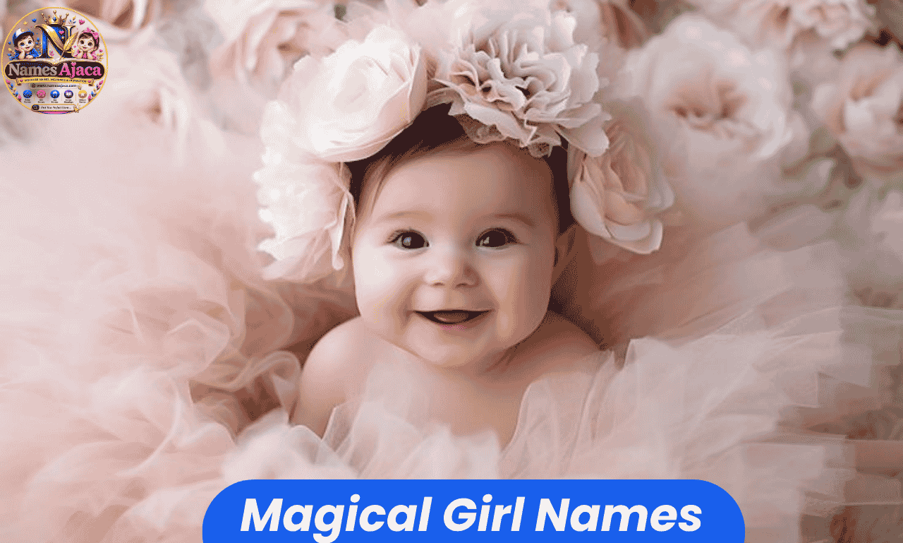 Magical girl names featuring enchanting, fairy, mystical, celestial, and fantasy-inspired name