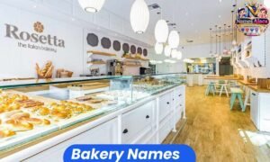 Bakery names featuring creative, catchy, cute, and unique ideas for a bakery business.
